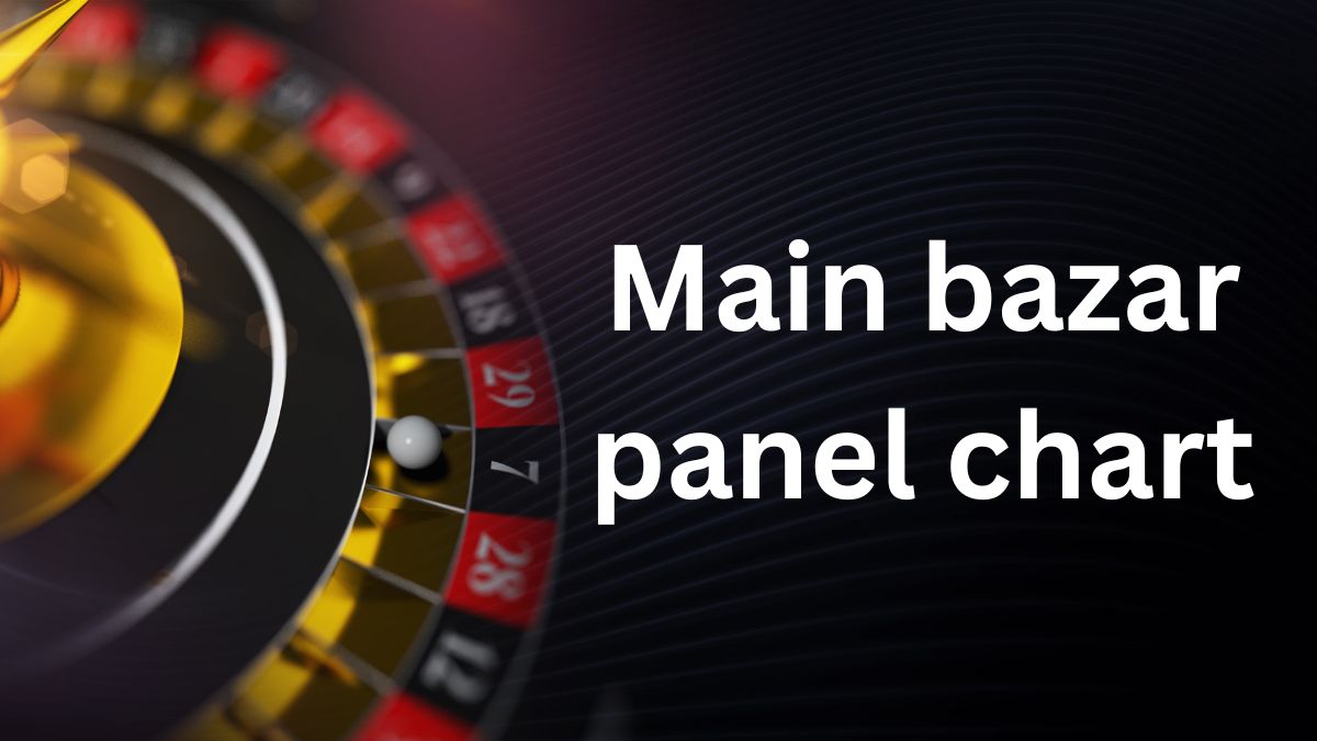 Main bazar panel chart